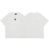 Broken Planet Embroidered Letter Logo Loose Cotton White Short sleeved T-shirt