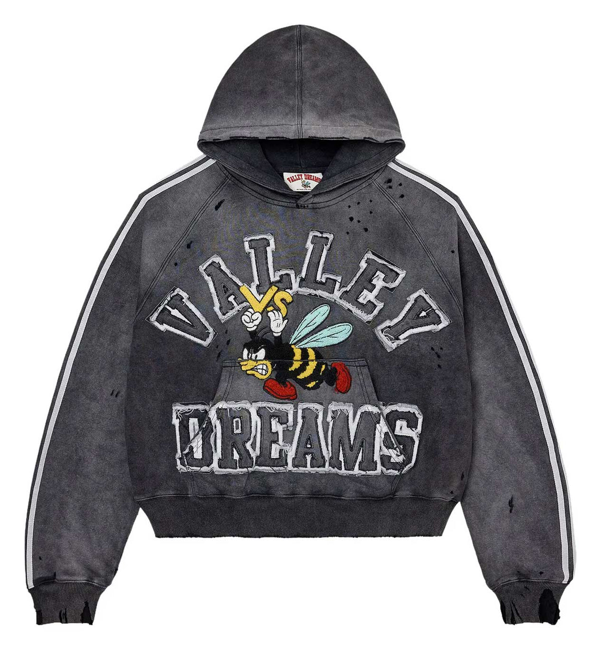 Vale Forever Anthem Pullover Hoodie Black Mono