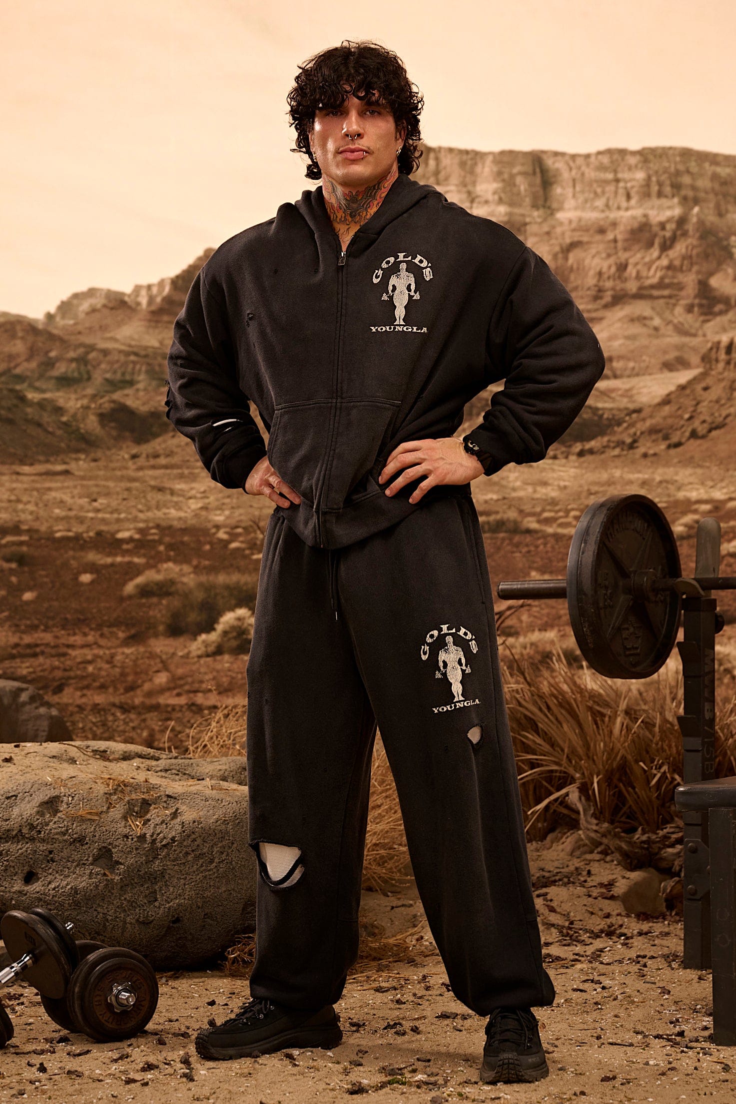 2054 - Gold's Iron Legacy Layered Joggers - June 16th